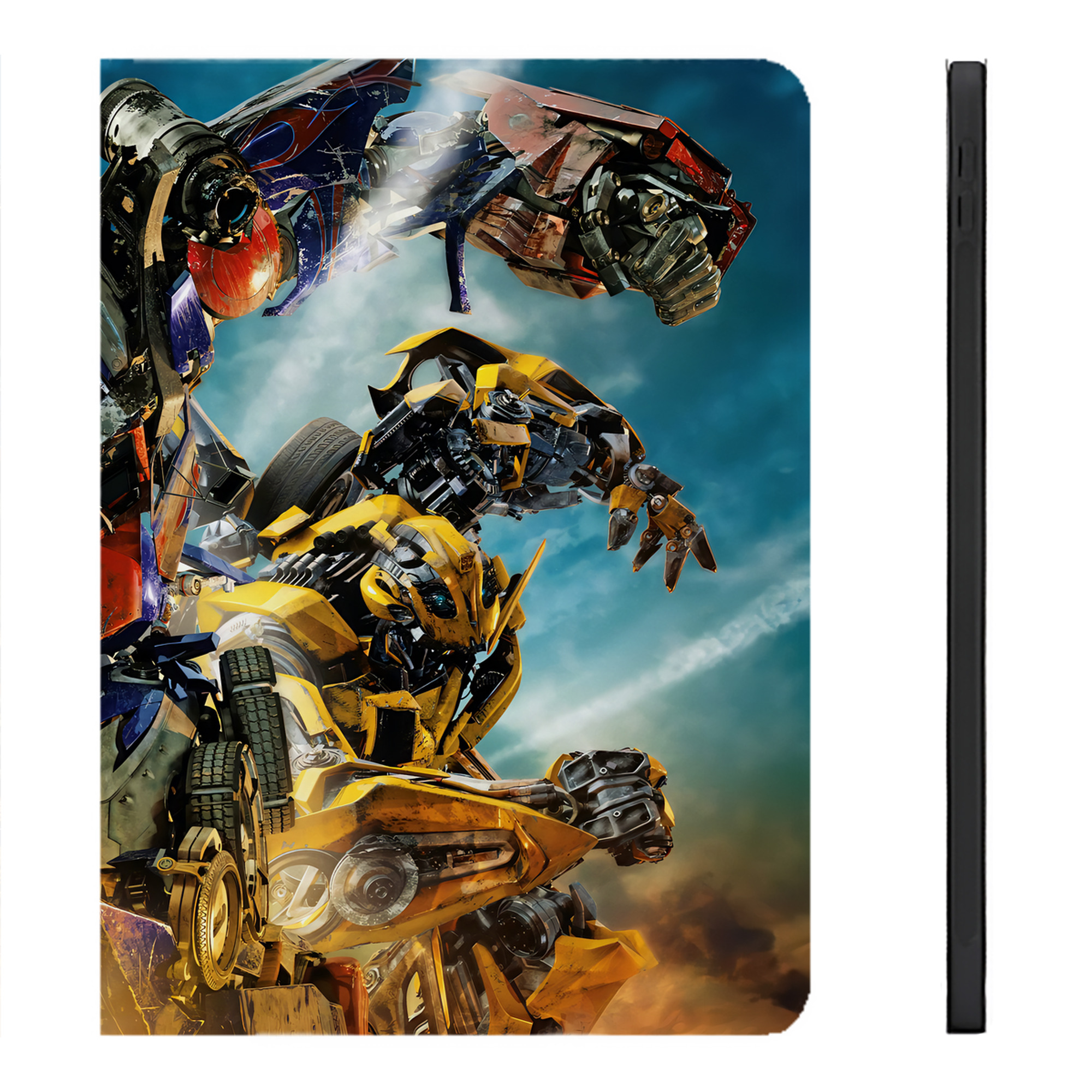 （画像用） Transformers トランスフォーマー IPadケース ペンホルダー付き ブックスタイルデザイン